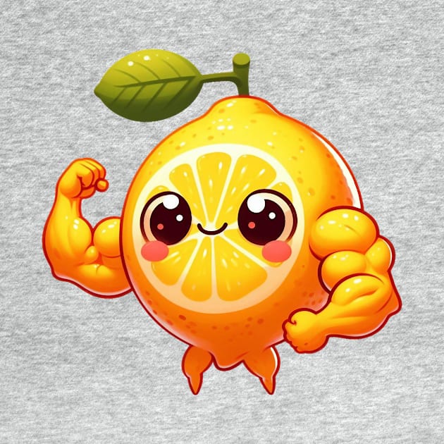 Cute Muscular Lemon by Dmytro